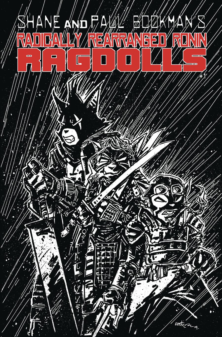 Radically Rearranged Ronin Ragdolls One Shot Cover B Variant Kevin Eastman Cover