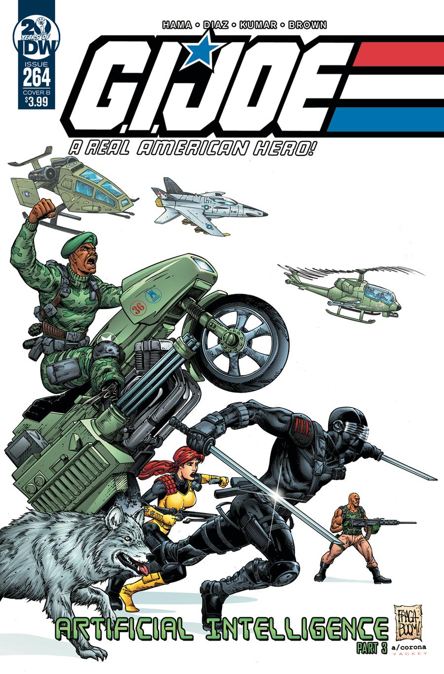 GI Joe A Real American Hero #264 Cover B Variant Dan Fraga Cover