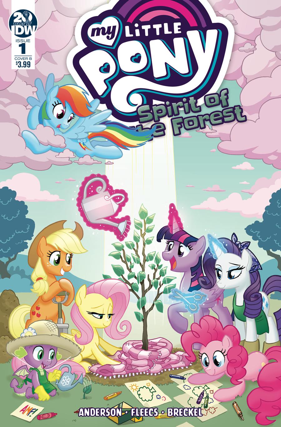 My Little Pony Spirit Of The Forest #1 Cover B Variant Tony Fleecs Cover