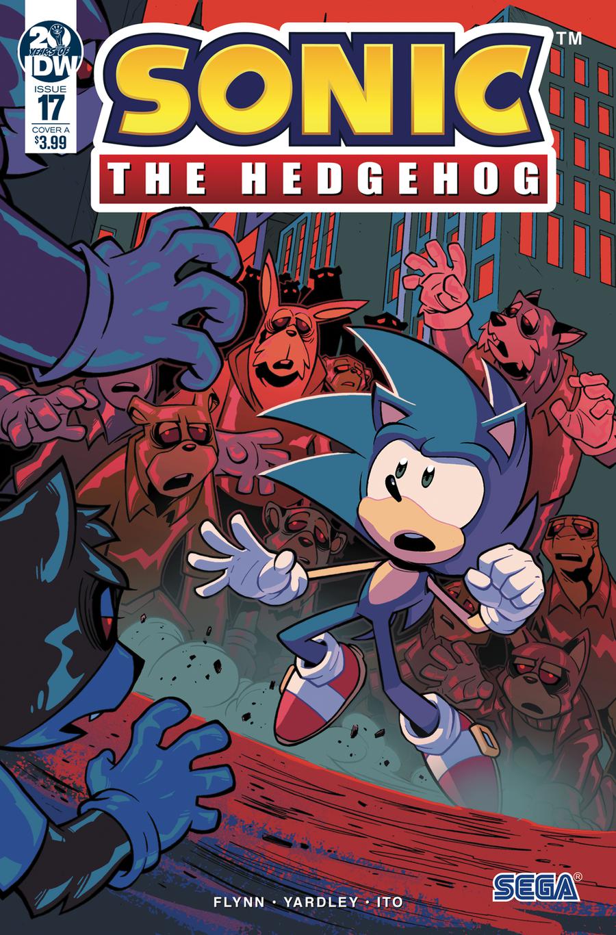 Sonic The Hedgehog Vol 3 #17 Cover A Regular Jack Lawrence Cover