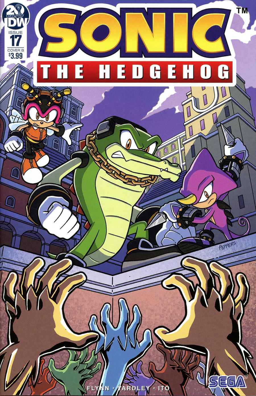 Sonic The Hedgehog Vol 3 #17 Cover B Variant Jamal Peppers Cover