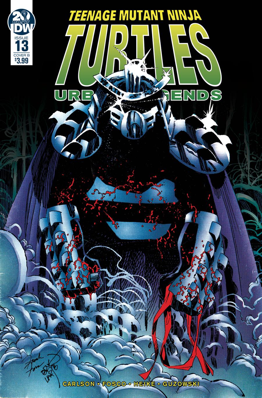 Teenage Mutant Ninja Turtles Urban Legends #13 Cover B Variant Frank Fosco & Erik Larsen Cover
