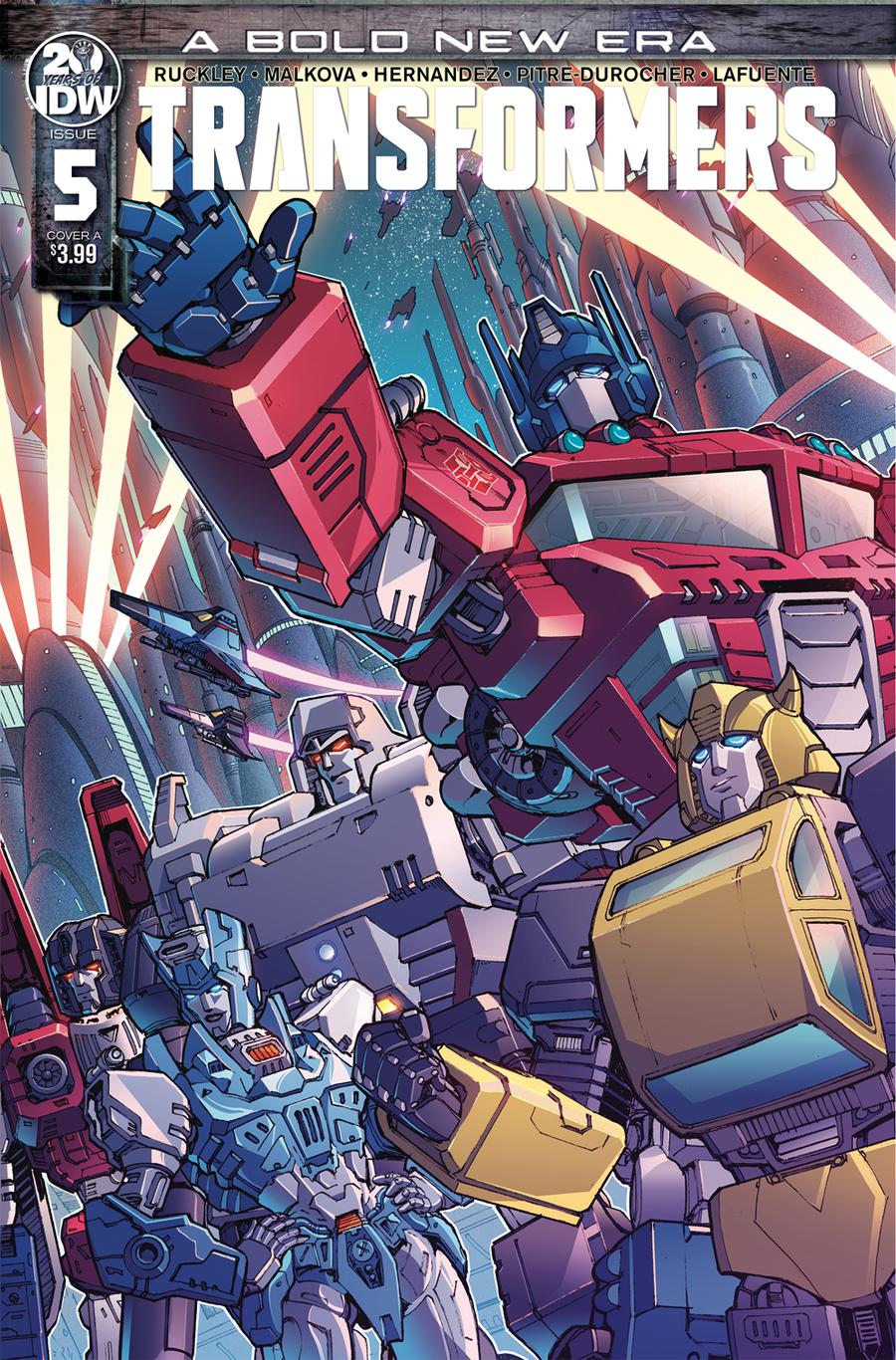 Transformers Vol 4 #5 Cover A Regular Andrew Griffith Cover