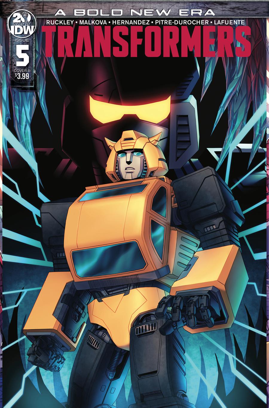 Transformers Vol 4 #5 Cover B Variant Cachet Whitman Cover