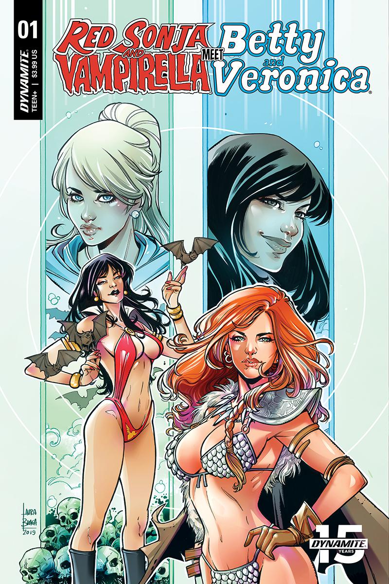 Red Sonja And Vampirella Meet Betty And Veronica #1 Cover E Variant Laura Braga Cover