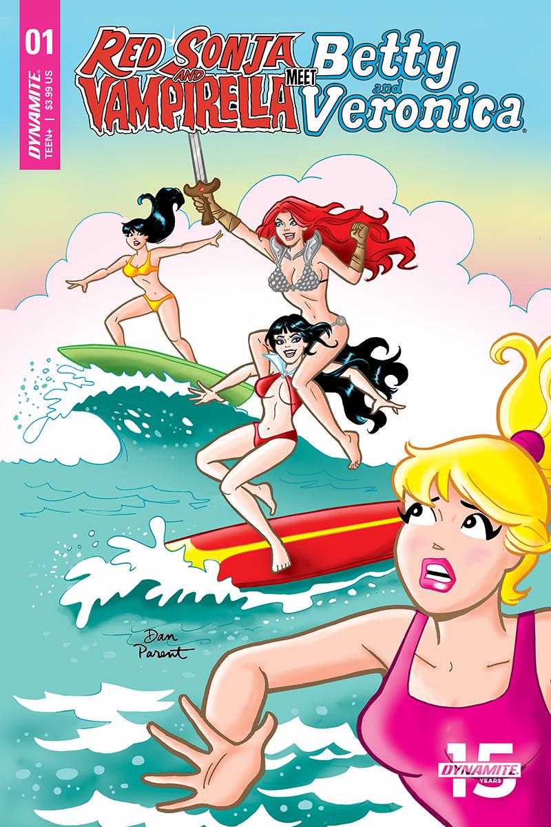 Red Sonja And Vampirella Meet Betty And Veronica #1 Cover F Variant Dan Parent Cover