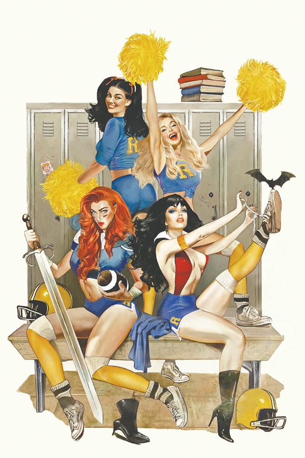 Red Sonja And Vampirella Meet Betty And Veronica #1 Cover O Limited Edition Fay Dalton Virgin Cover