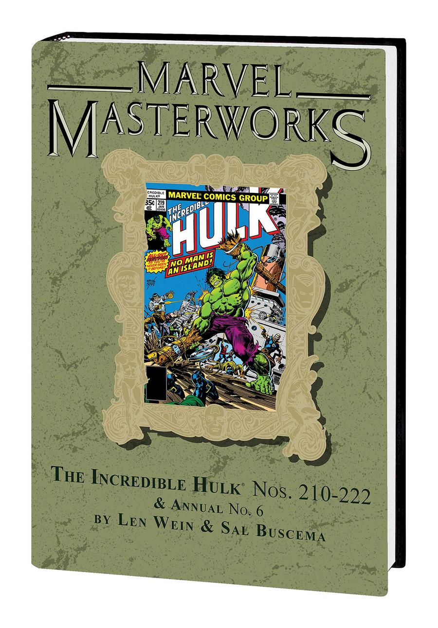 Marvel Masterworks Incredible Hulk Vol 13 HC Variant Dust Jacket