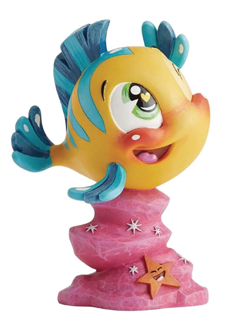 Disney World Of Miss Mindy Little Mermaid Figurine - Flounder