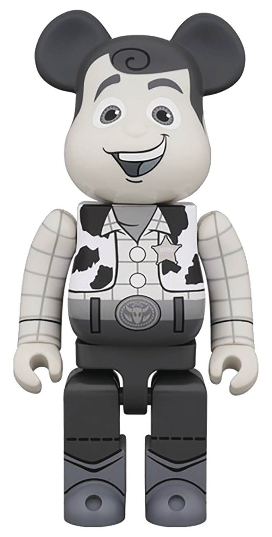 Toy Story Woody Black & White 400 Percent Bearbrick