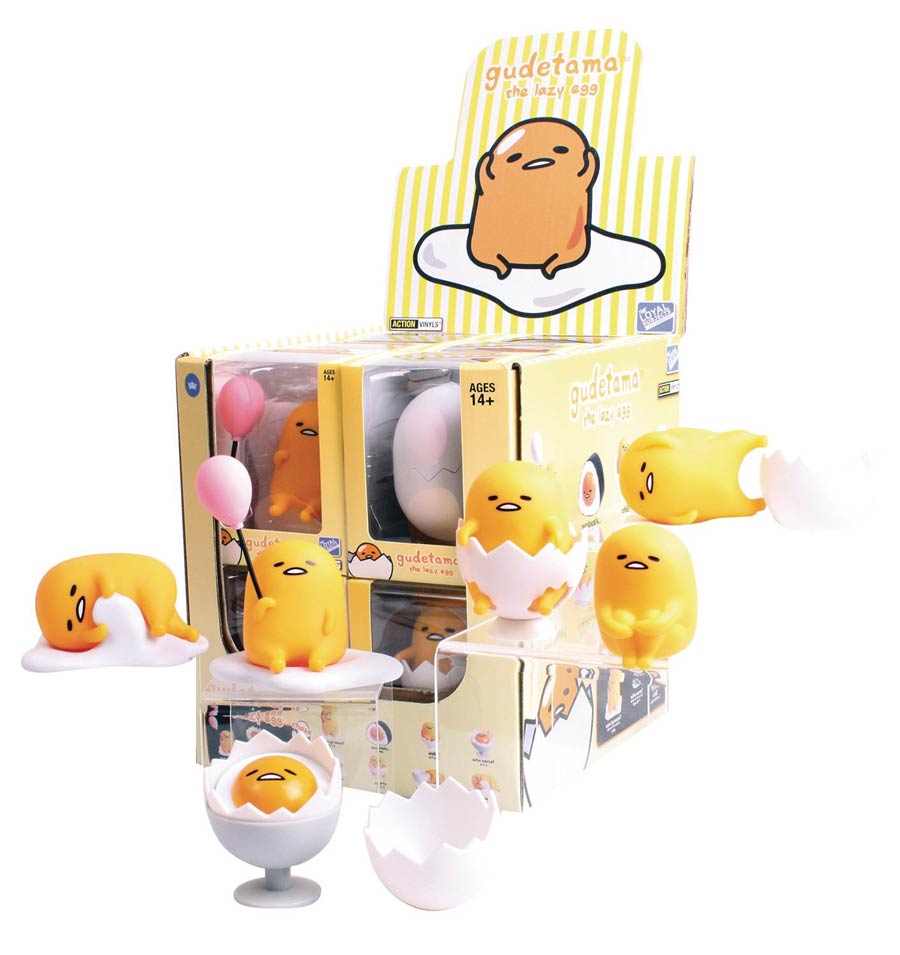 The Loyal Subjects x Gudetama Mini Figure Wave 2 12-Piece Display
