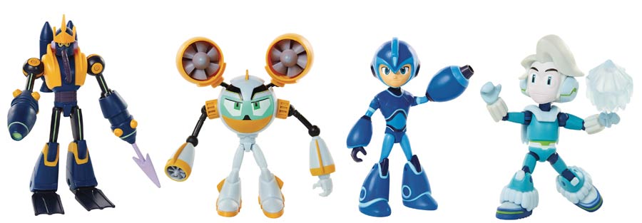 Mega Man Fully Charged 6-Inch Action Figure Wave 1 Assortment Case