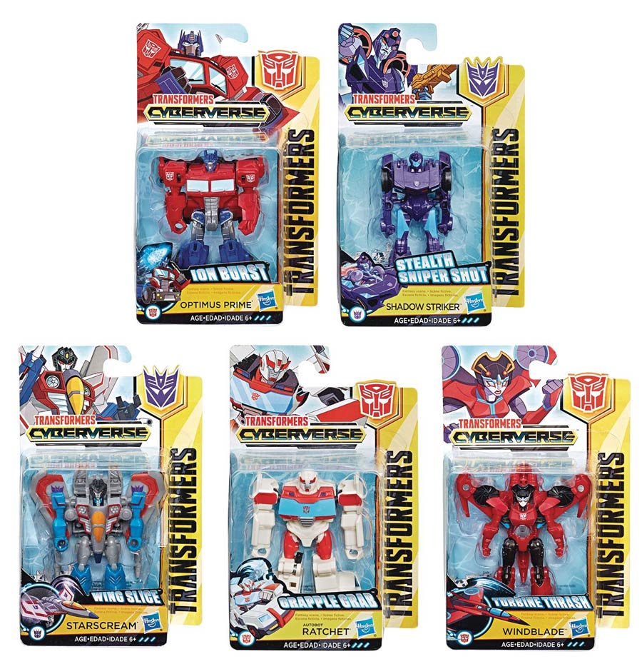 Transformers Cyberverse Scout Action Figure Assortment Case 201901