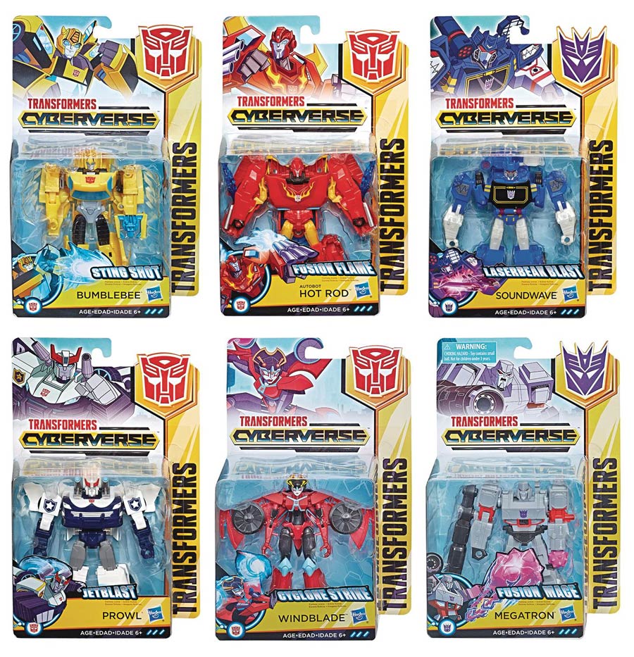 Transformers Cyberverse Warrior Action Figure Assortment Case 201901