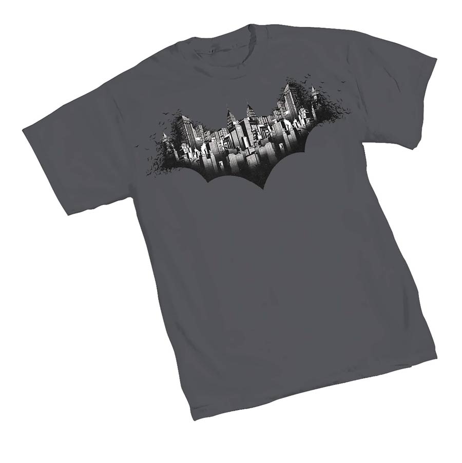 Batman 80th City Symbol T-Shirt Large