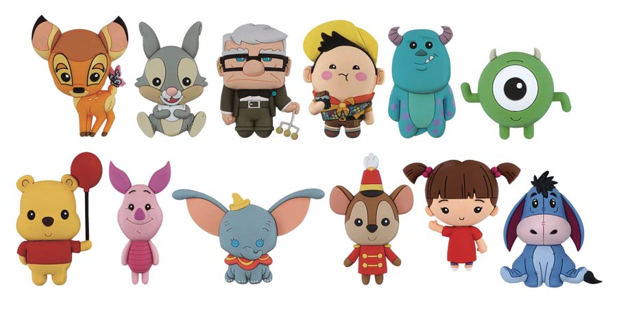 Disney Best Friends 3D Foam Bag Clip Series 20 Blind Mystery Box 24-Piece Display