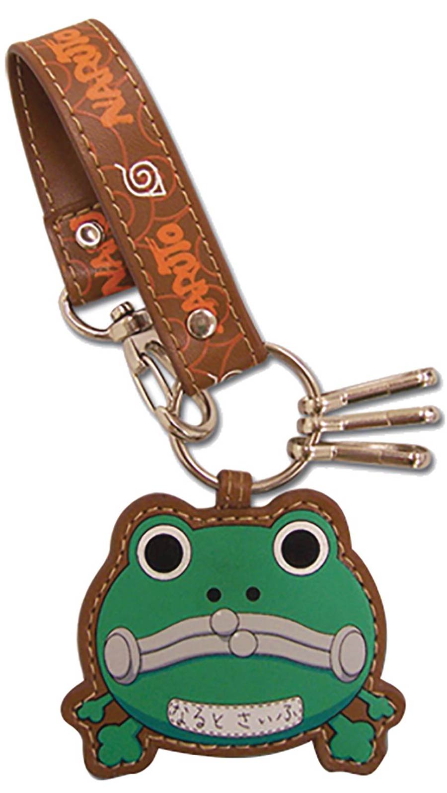 Naruto Frog Purse Leather Keychain