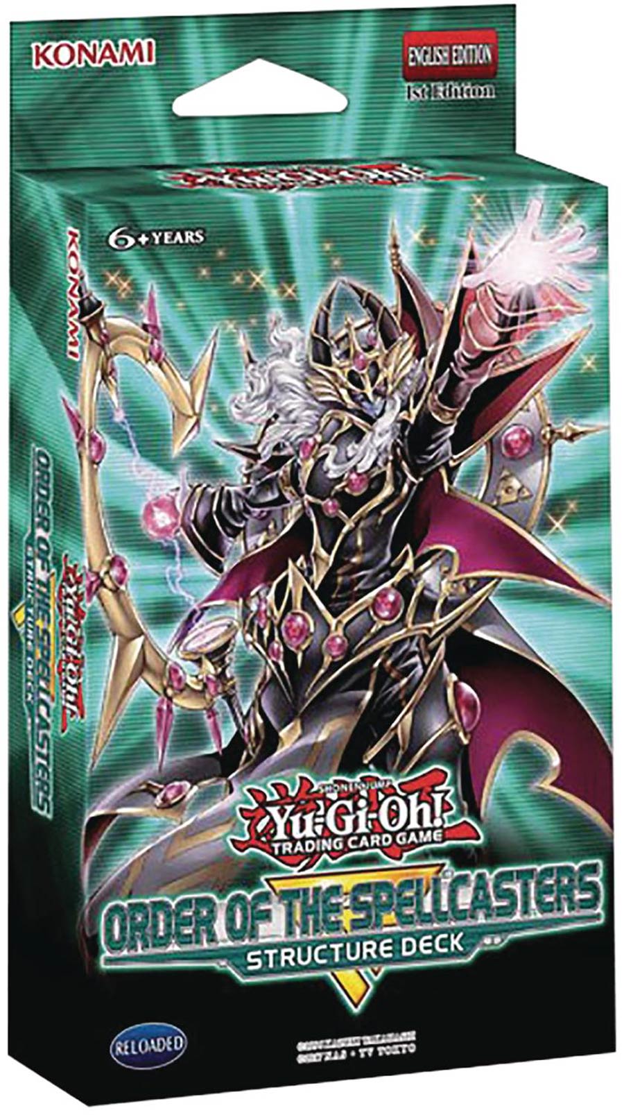Yu-Gi-Oh Order Of The Spellcasters Structure Deck Display Of 8 Structure Decks