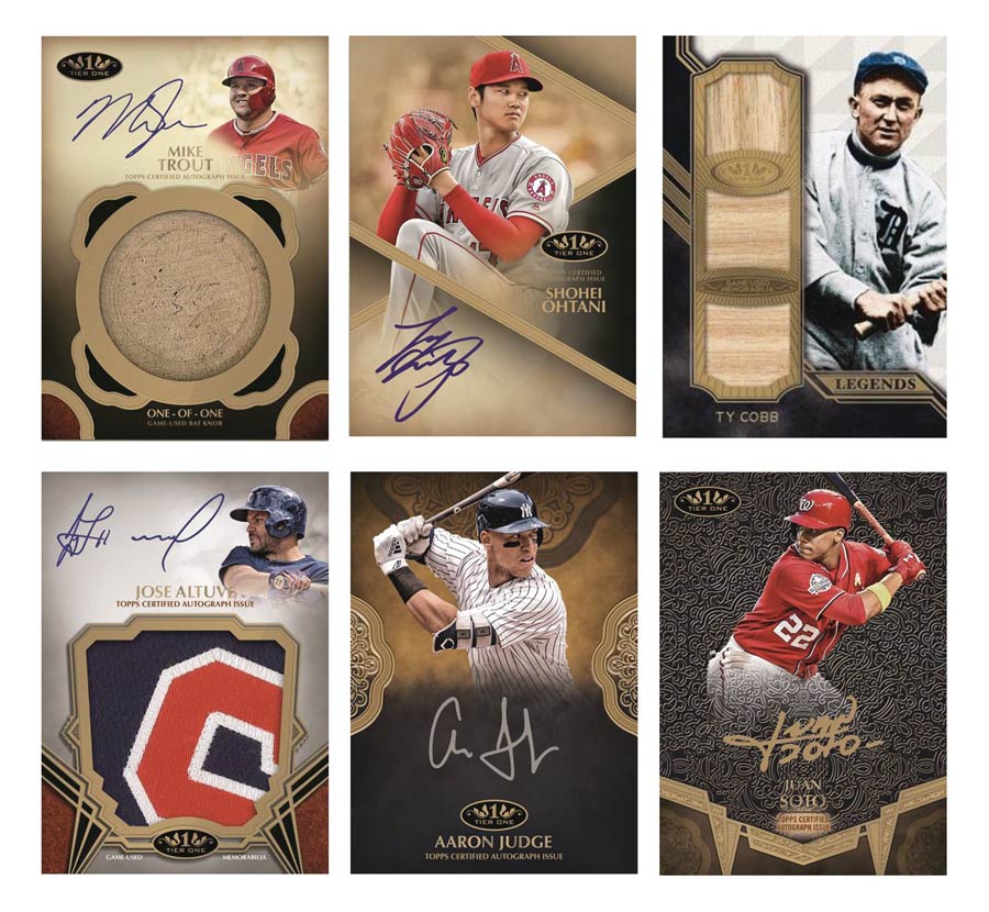 Topps 2019 Tier One Baseball Trading Cards Box