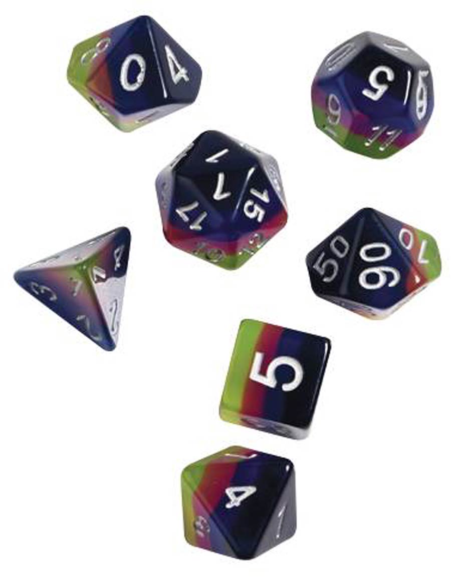 Sirius Dice Set - Pink Green Blue