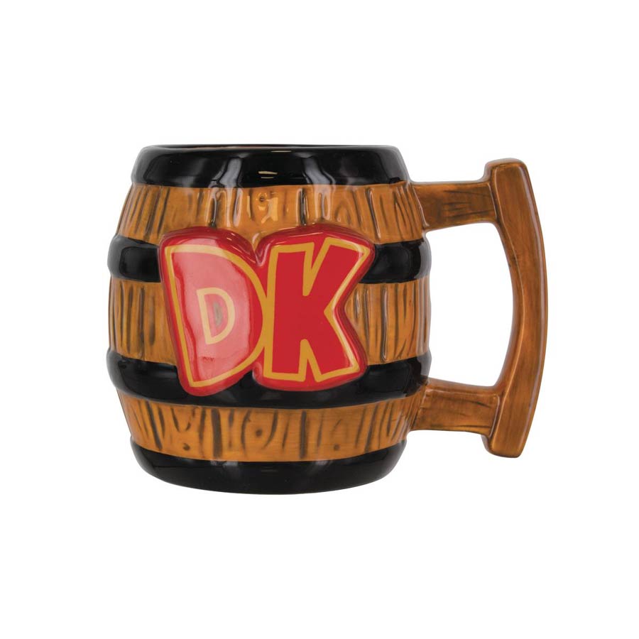 Donkey Kong Ceramic Barrel Mug