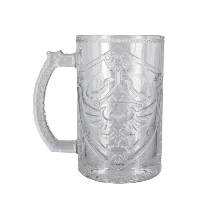 Legend Of Zelda Hylian Shield Glass Mug