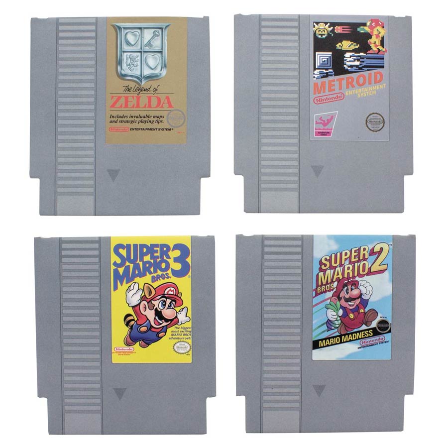 NES Game Cartridge 8-Pack Coasters