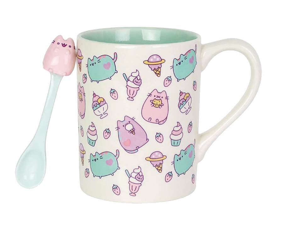 Our Name Is Mud Pusheen Mug With Spoon Set