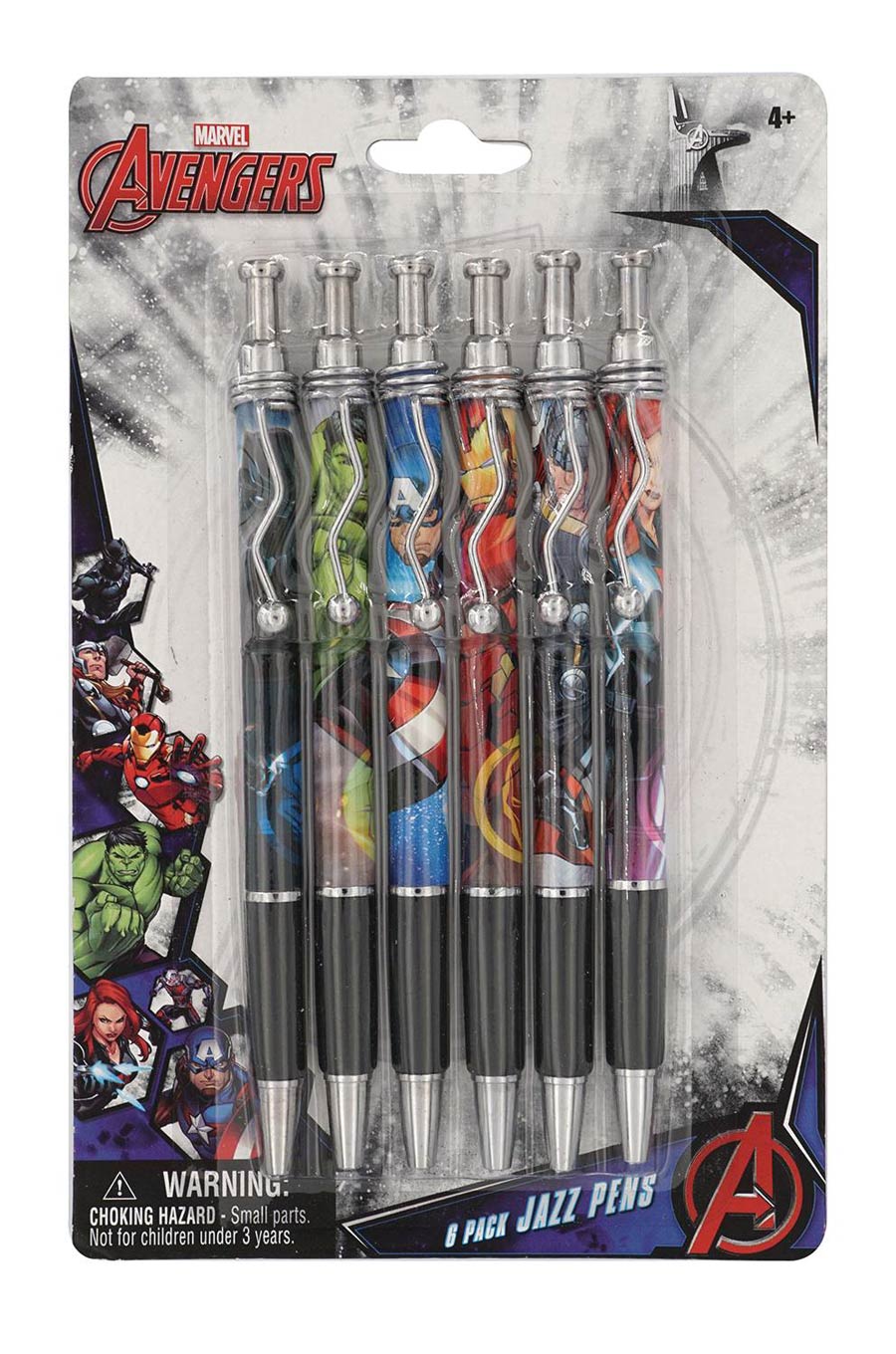 Avengers Jazz Pen 6-Piece Set