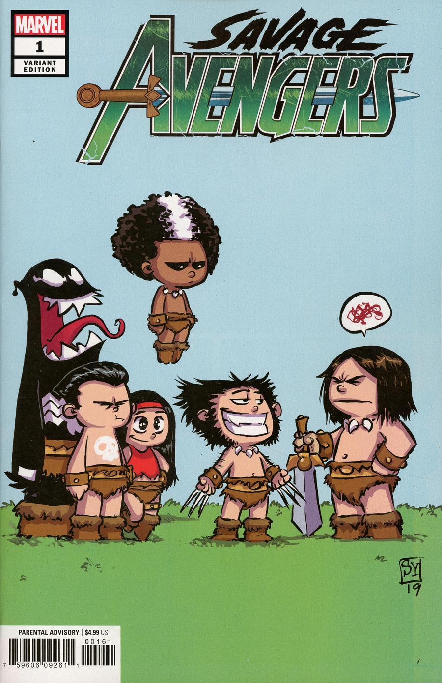 Savage Avengers #1 Cover C Variant Skottie Young Cover