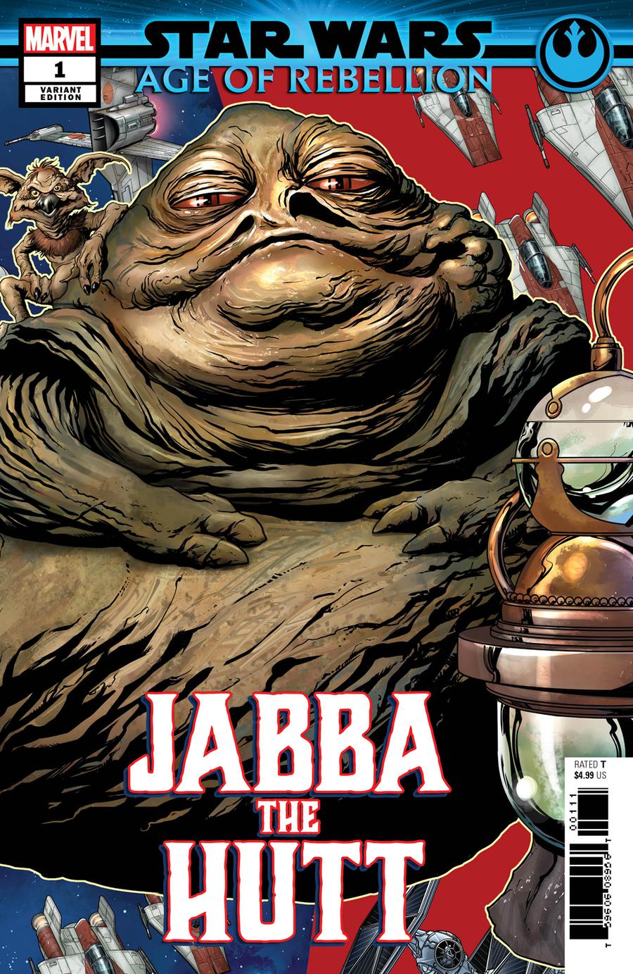 Star Wars Age Of Rebellion Jabba The Hutt #1 Cover D Variant Mike McKone Puzzle Piece Cover