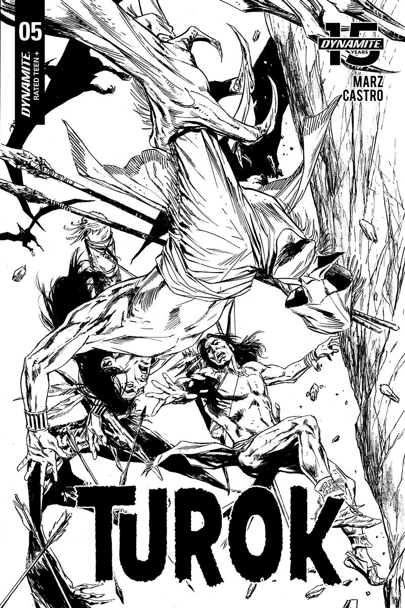 Turok Vol 3 #5 Cover D Incentive Butch Guice Black & White Cover