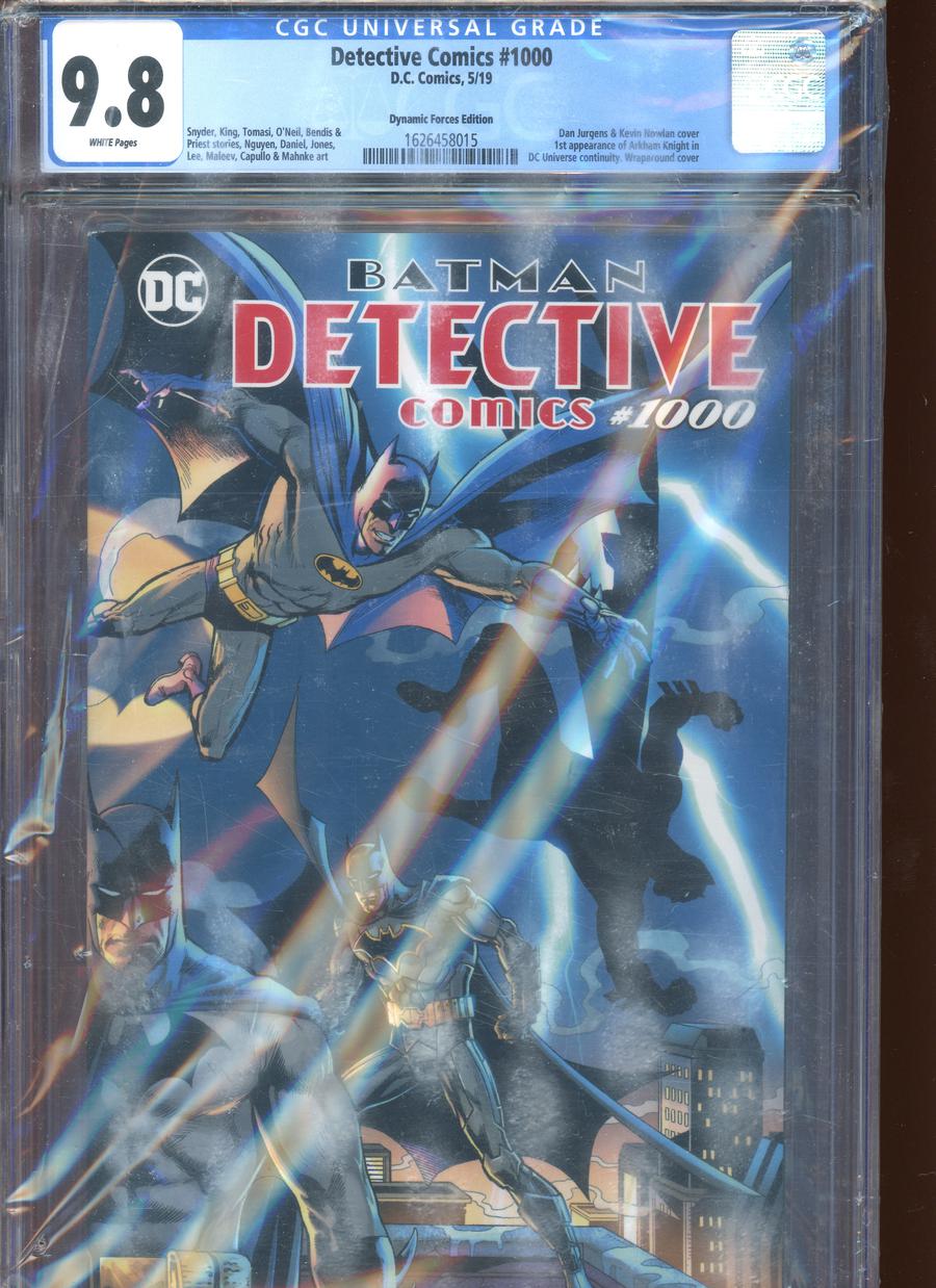 Detective Comics Vol 2 #1000 Cover Z-N DF Exclusive Dan Jurgens & Kevin Nowlan Variant Cover CGC Graded