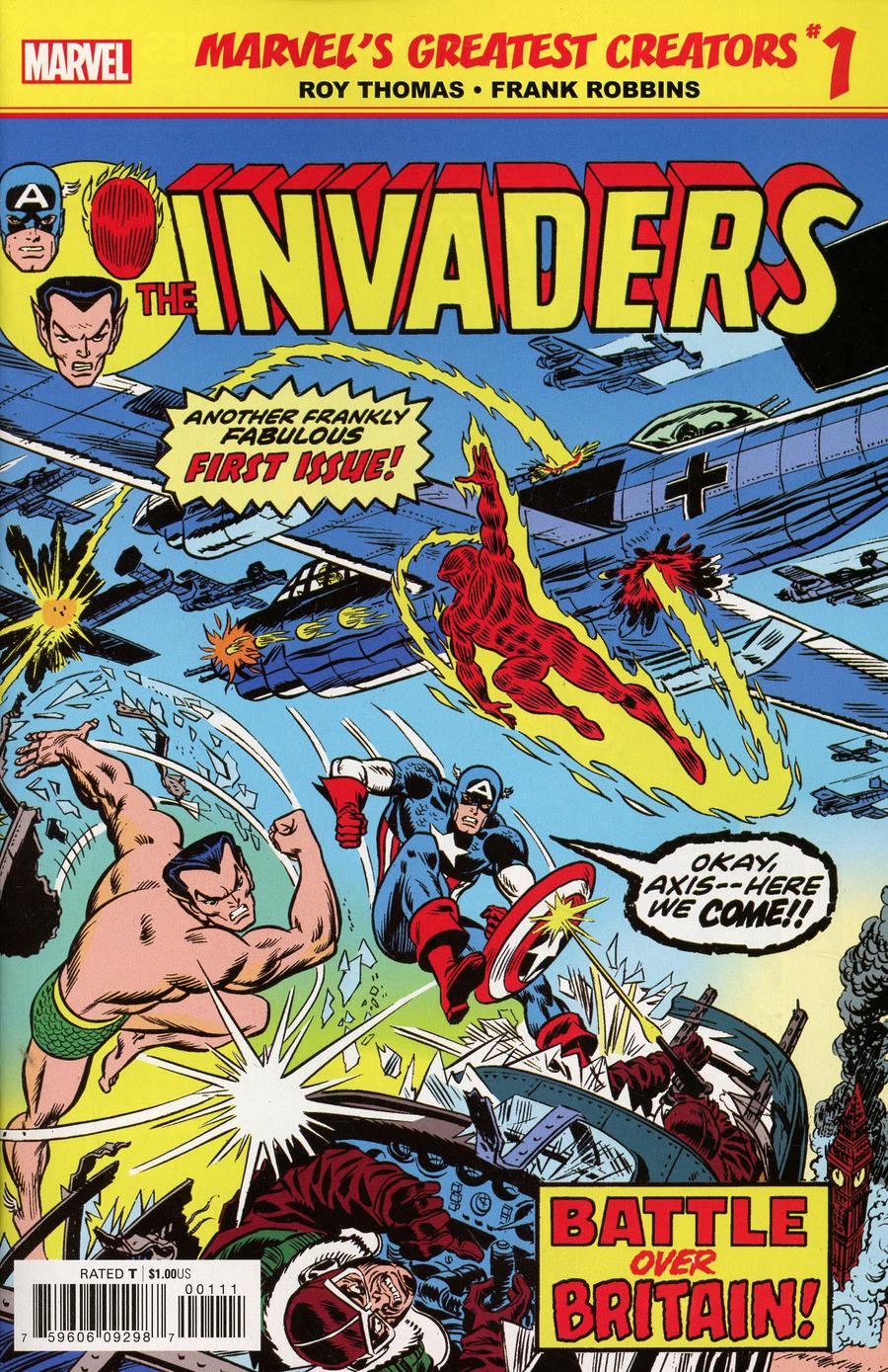 Marvels Greatest Creators Invaders #1