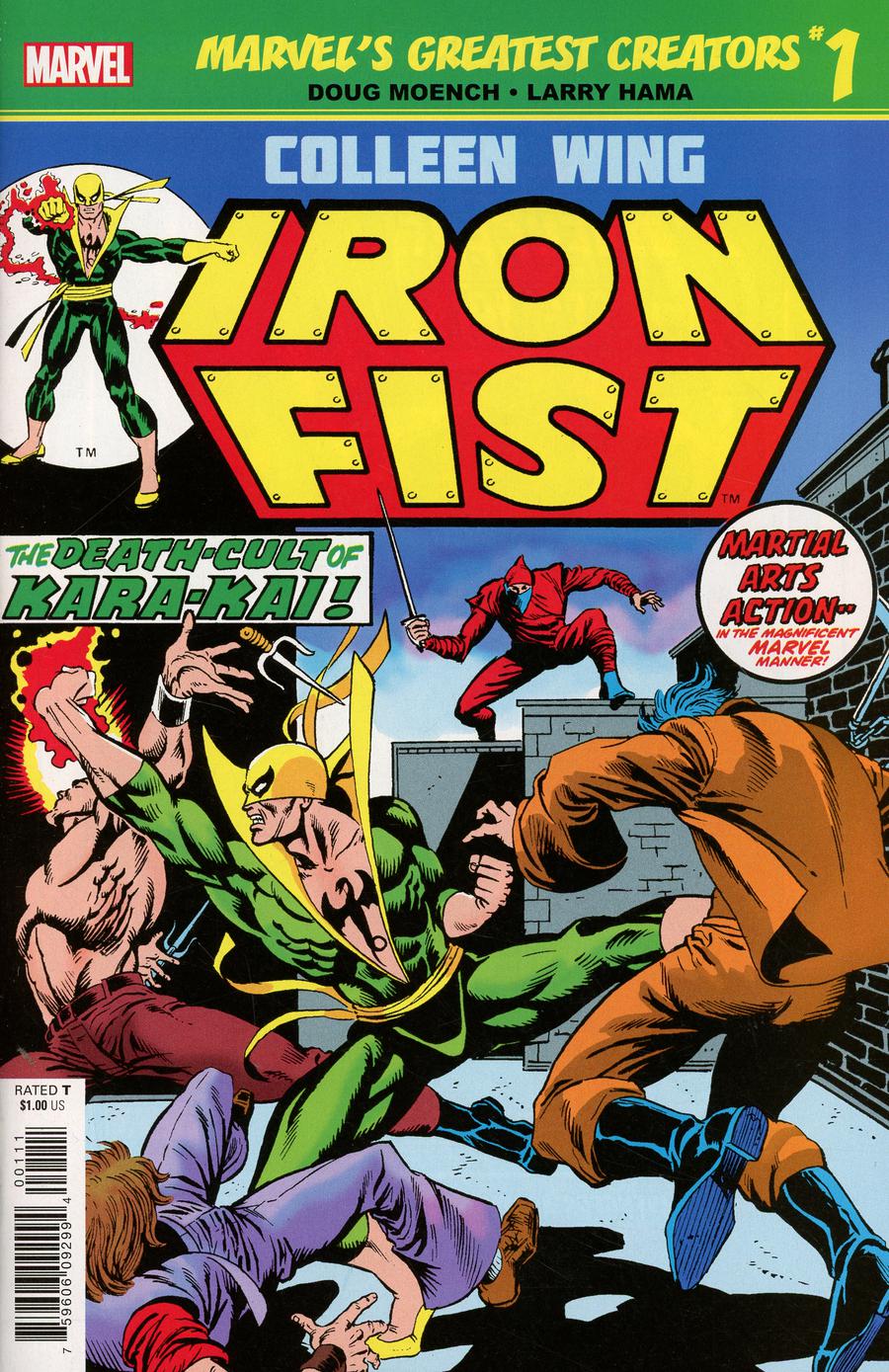 Marvels Greatest Creators Iron Fist Colleen Wing #1