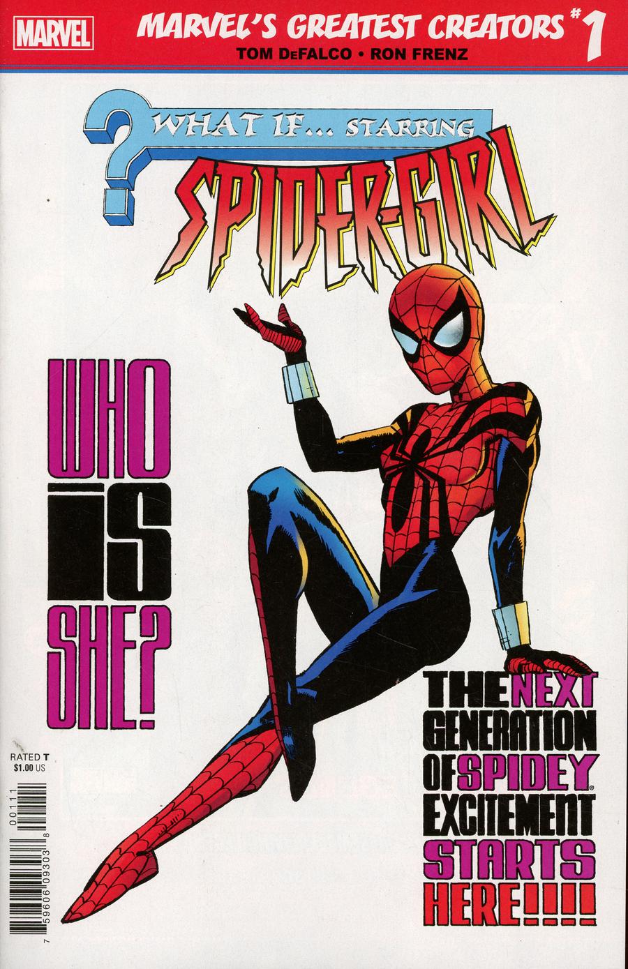Marvels Greatest Creators What If Spider-Girl #1