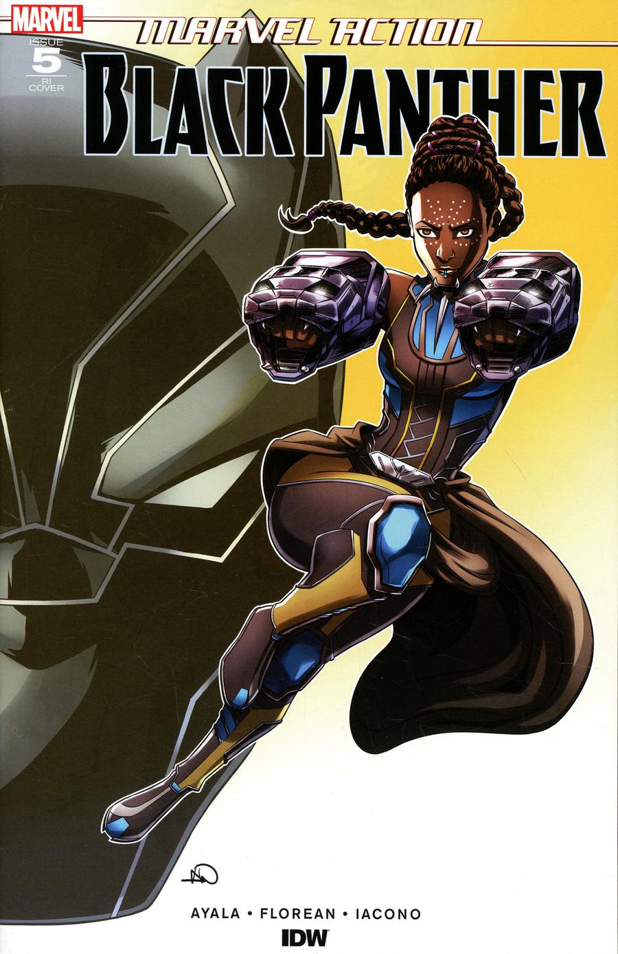 Marvel Action Black Panther #5 Cover B Incentive Ashley A Woods Variant Cover