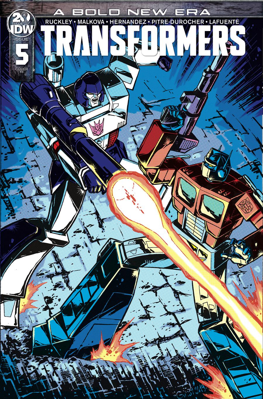 Transformers Vol 4 #5 Cover C Incentive Guido Guidi Variant Cover