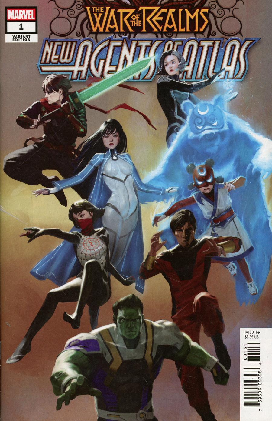 War Of The Realms New Agents Of Atlas #1 Cover C Incentive Pyeong Jun Park Variant Cover