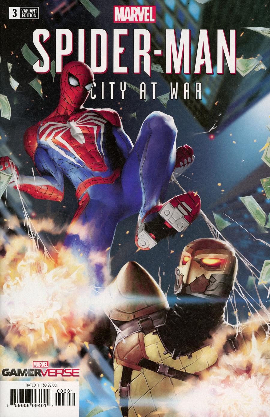 Marvels Spider-Man City At War #3 Cover B Incentive Gang Hyuk Lim Variant Cover