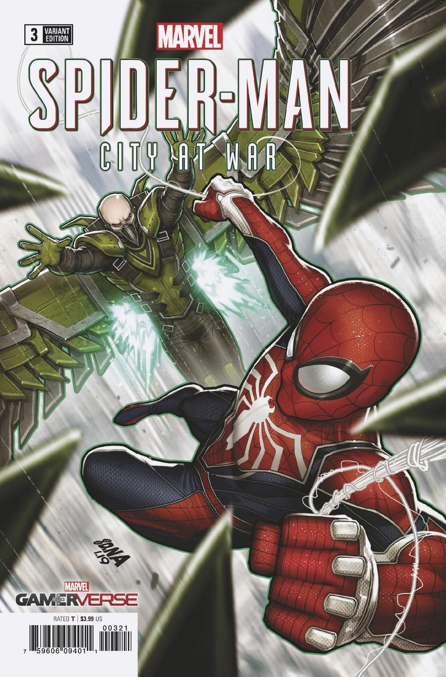 Marvels Spider-Man City At War #3 Cover C Incentive David Nakayama Sinister Six Variant Cover