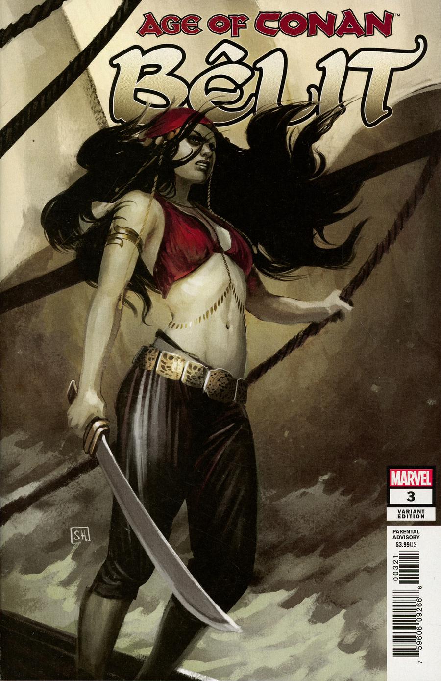 Age Of Conan Belit Queen Of The Black Coast #3 Cover B Incentive Stephanie Hans Variant Cover