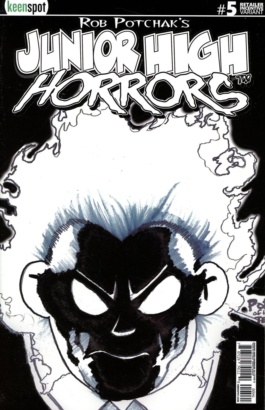 Junior High Horrors #5 Cover D Incentive Glow-In-The-Dark Variant Cover