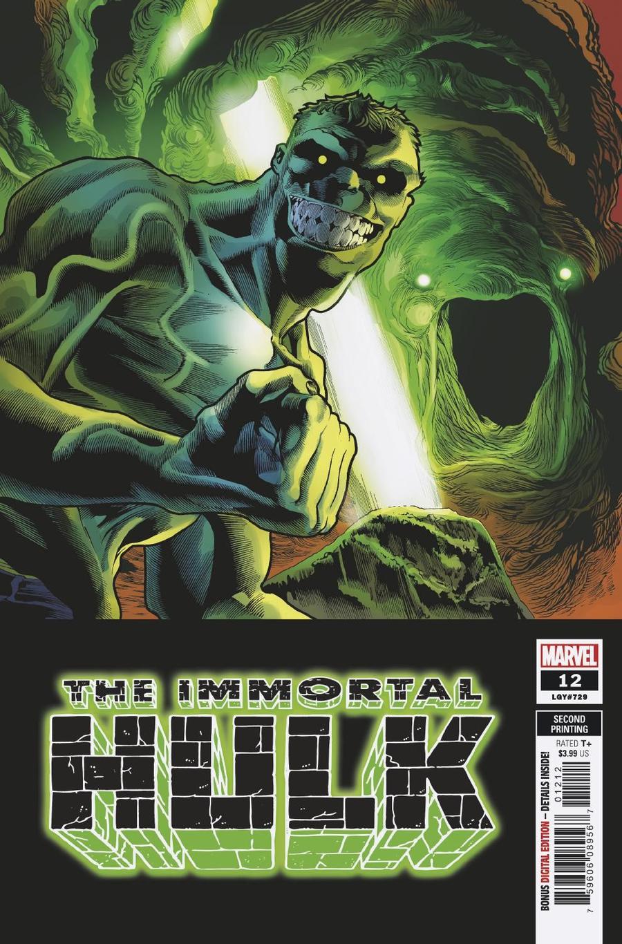 Immortal Hulk #12 Cover D 2nd Ptg Variant Joe Bennett Cover
