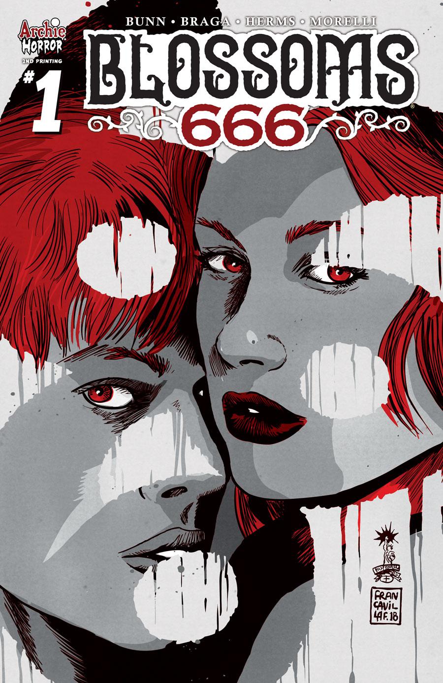 Blossoms 666 #1 Cover F 2nd Ptg Variant Francesco Francavilla Cover