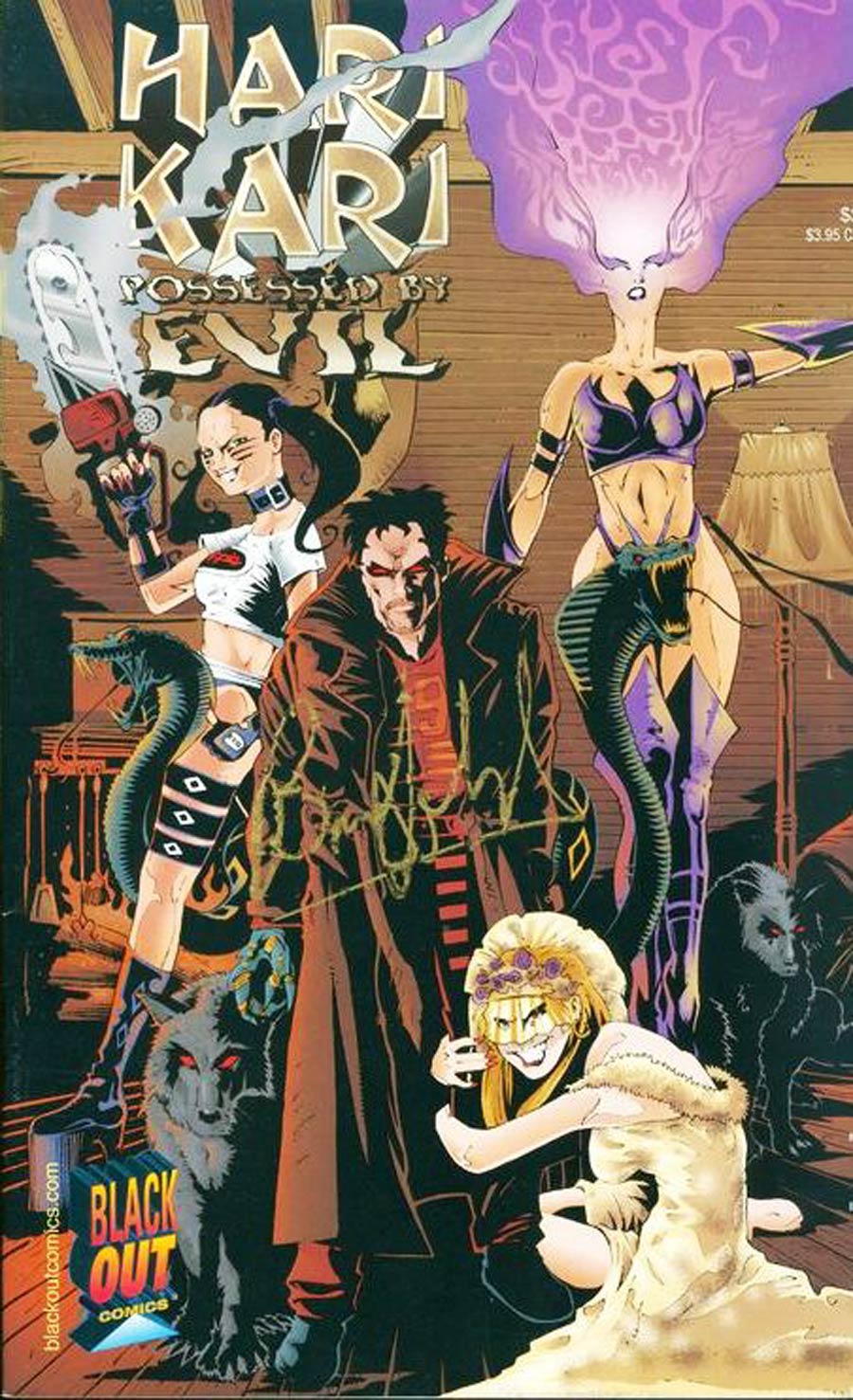 Hari Kari Possessed By Evil #1 Cover B Signed With Certificate