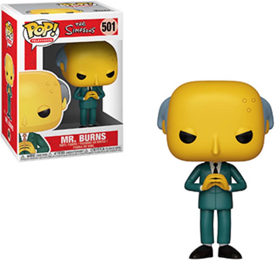 POP Animation 501 Simpsons Series 2 Mr Burns Vinyl Figure