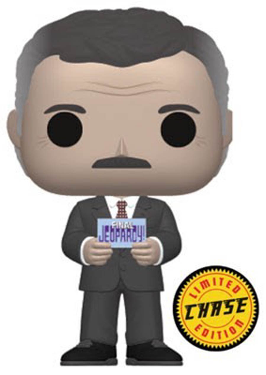 POP Television Jeopardy Alex Trebek Chase Vinyl Figure