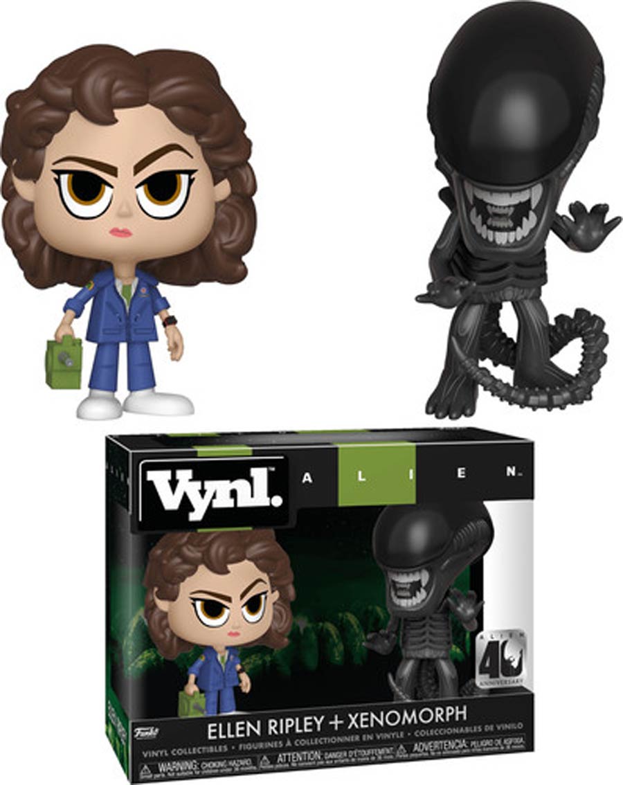 Vynl. Alien 40th Ellen Ripley And Xenomorph 2-Pack Vinyl Figure