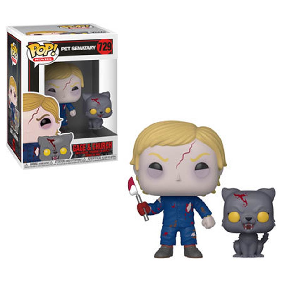POP Movies 729 Pet Sematary Undead Gage And Church Vinyl Figure